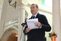  بالصور: خطبة الجمعة من مسجد الخالد بحي الجواريش للقاضي محمد رشيد زبدة